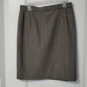 Wool Patterned Skirt